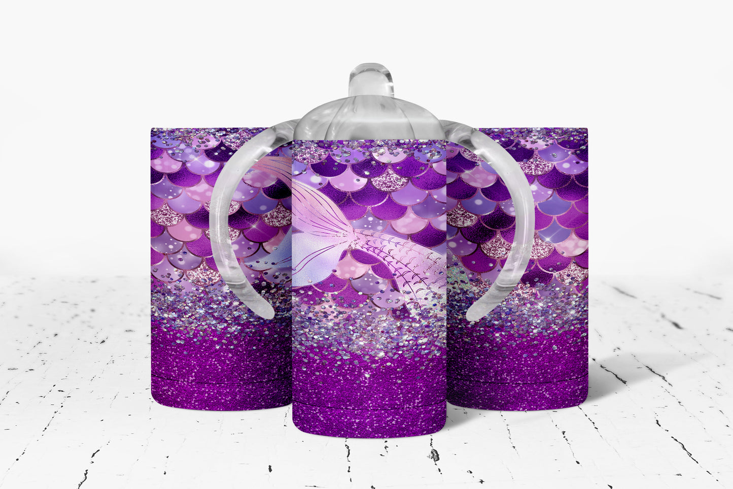 Mermaid Kids Dual Lid Sippy Cup Tumbler - 1817