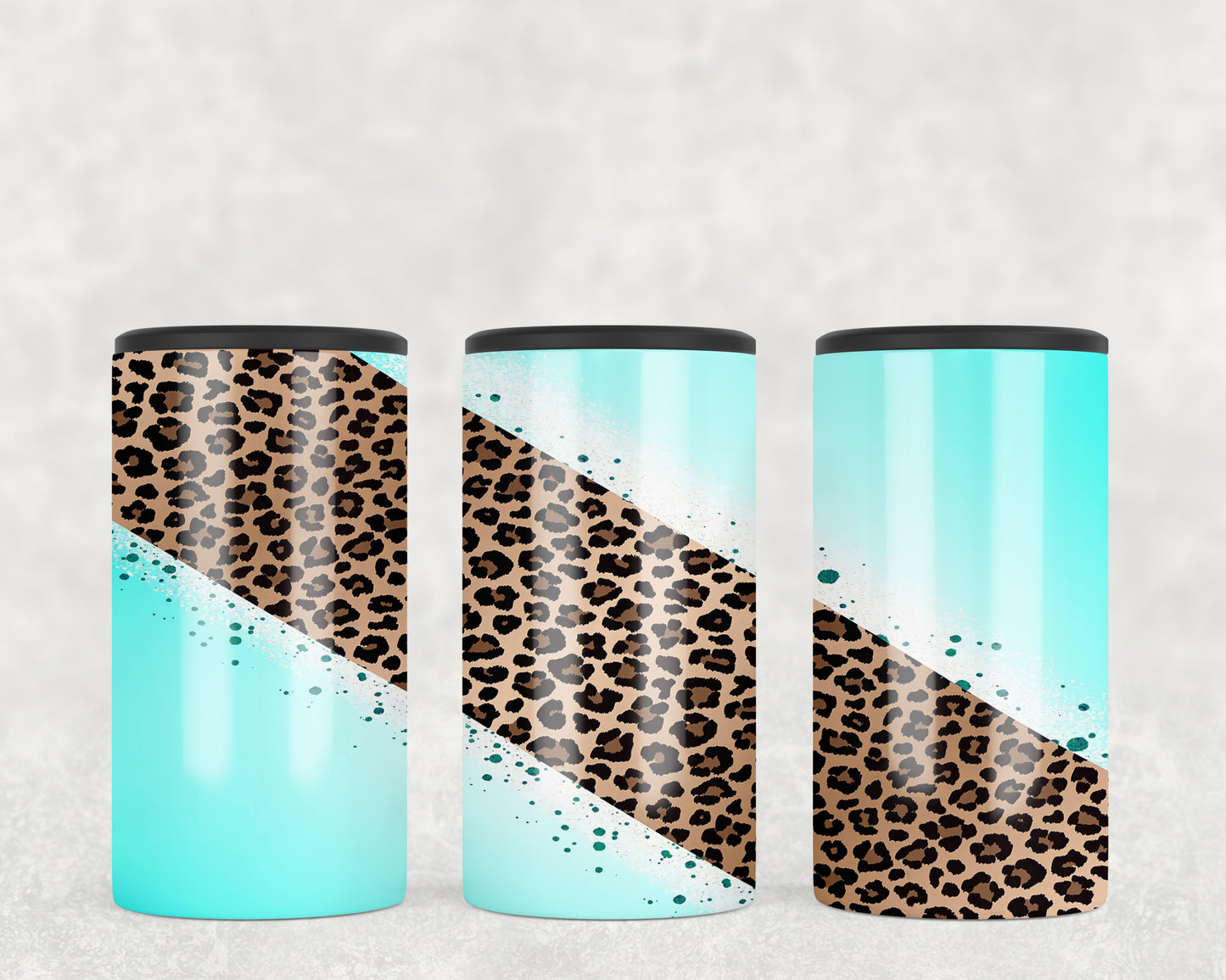 Leopard Print 5-in-1 Can Hugger Tumbler - 1835