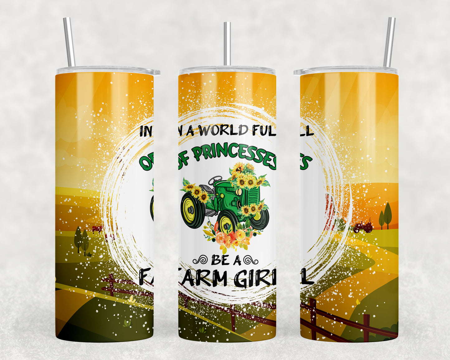 Farm Girl 20oz Skinny Tumbler - 1836