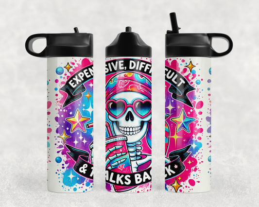 Funny Skeleton  Water Bottle - 183