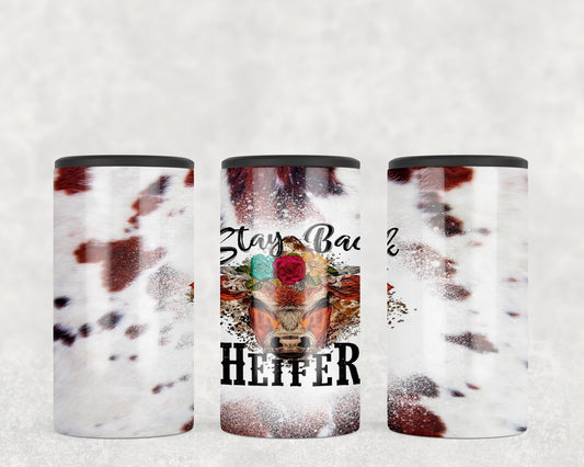 Printed Cowhide Heifer 5-in-1 Can Hugger Tumbler - 1856