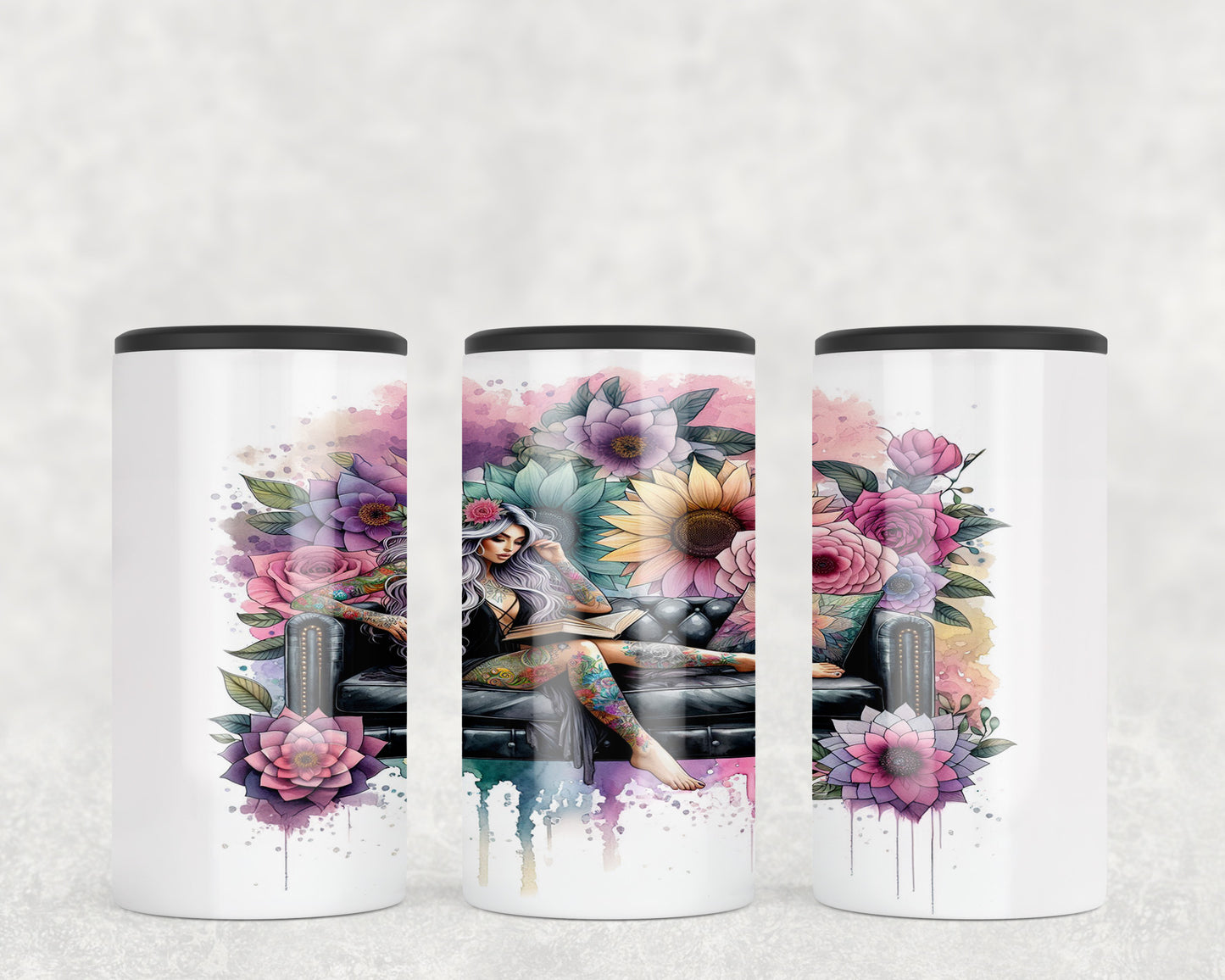 Tattoo Girl 5-in-1 Can Hugger Tumbler - 185