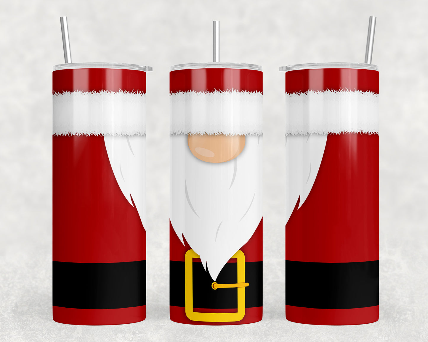 Christmas Santa 20oz Skinny Tumbler - 1867