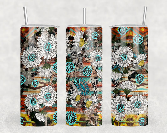 Western Daisies 20oz Skinny Tumbler - 1871