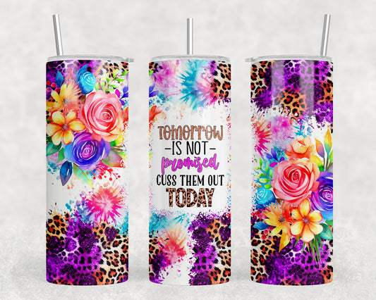 Funny Cuss Them Out 20oz Skinny Tumbler - 1881