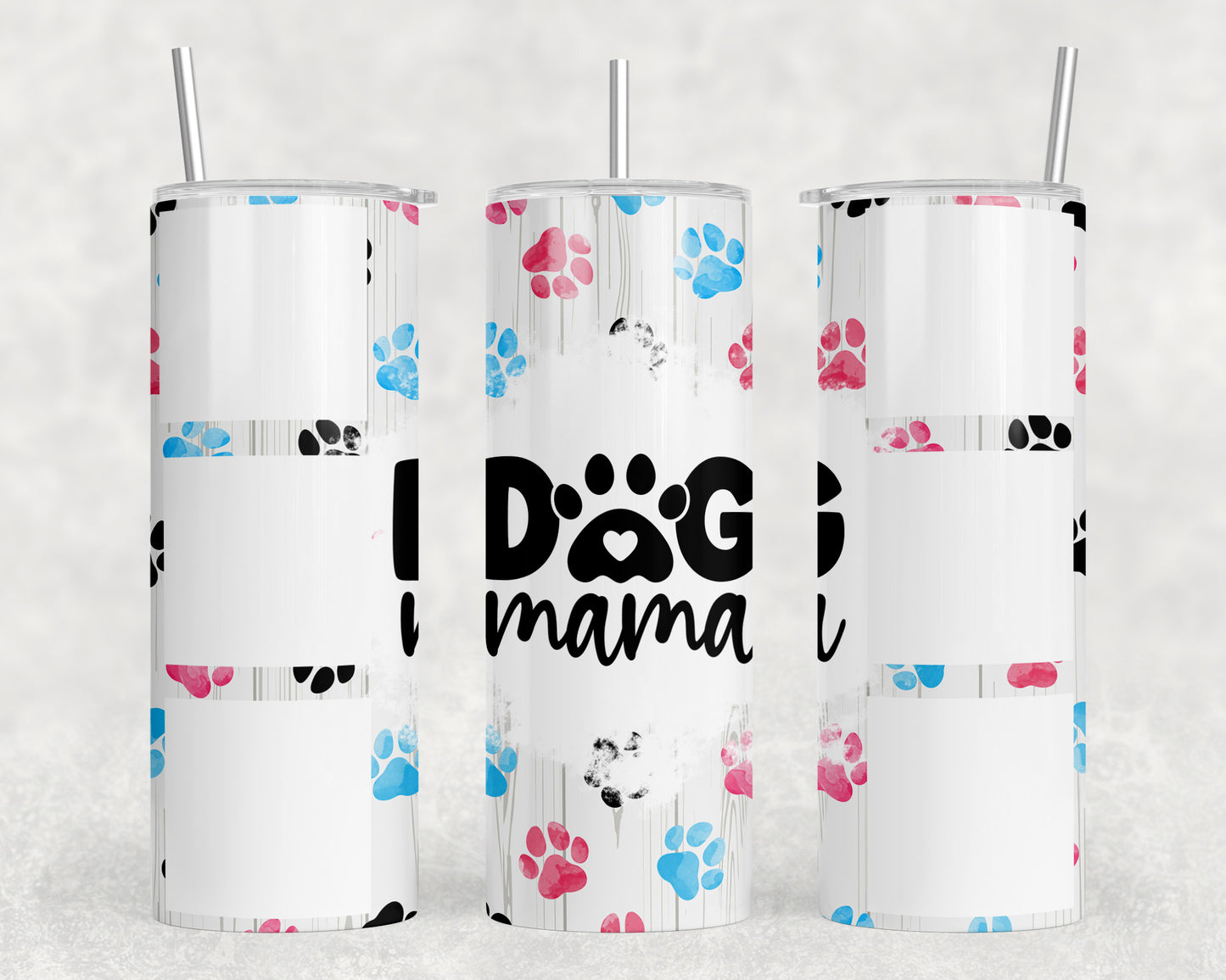 Photo Insert Dog Mama 20oz Skinny Tumbler - 1882