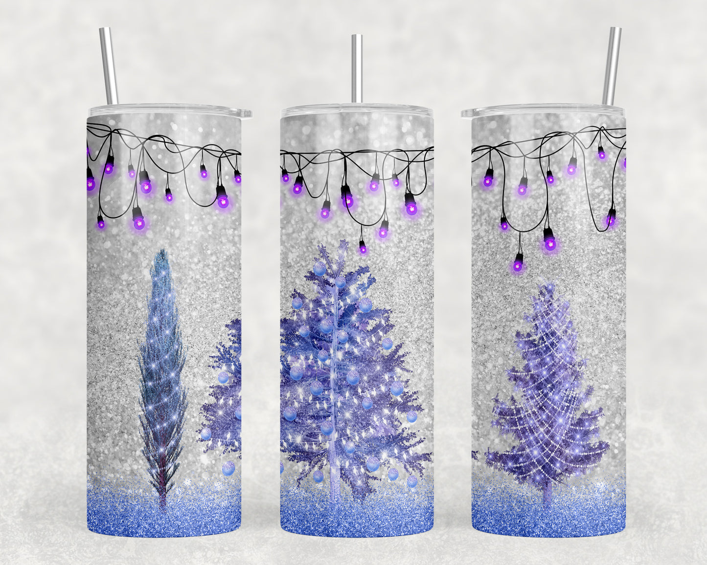 Christmas Trees 20oz Skinny Tumbler - 1909