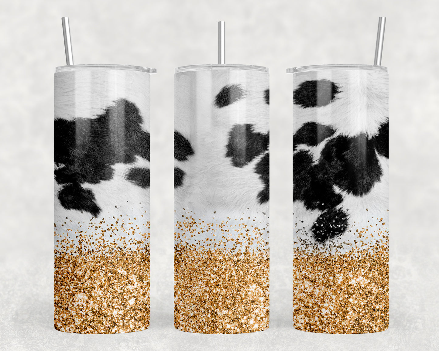 Printed Cowhide 20oz Skinny Tumbler - 1913