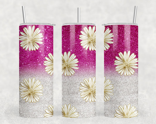 Daisies 20oz Skinny Tumbler - 1916