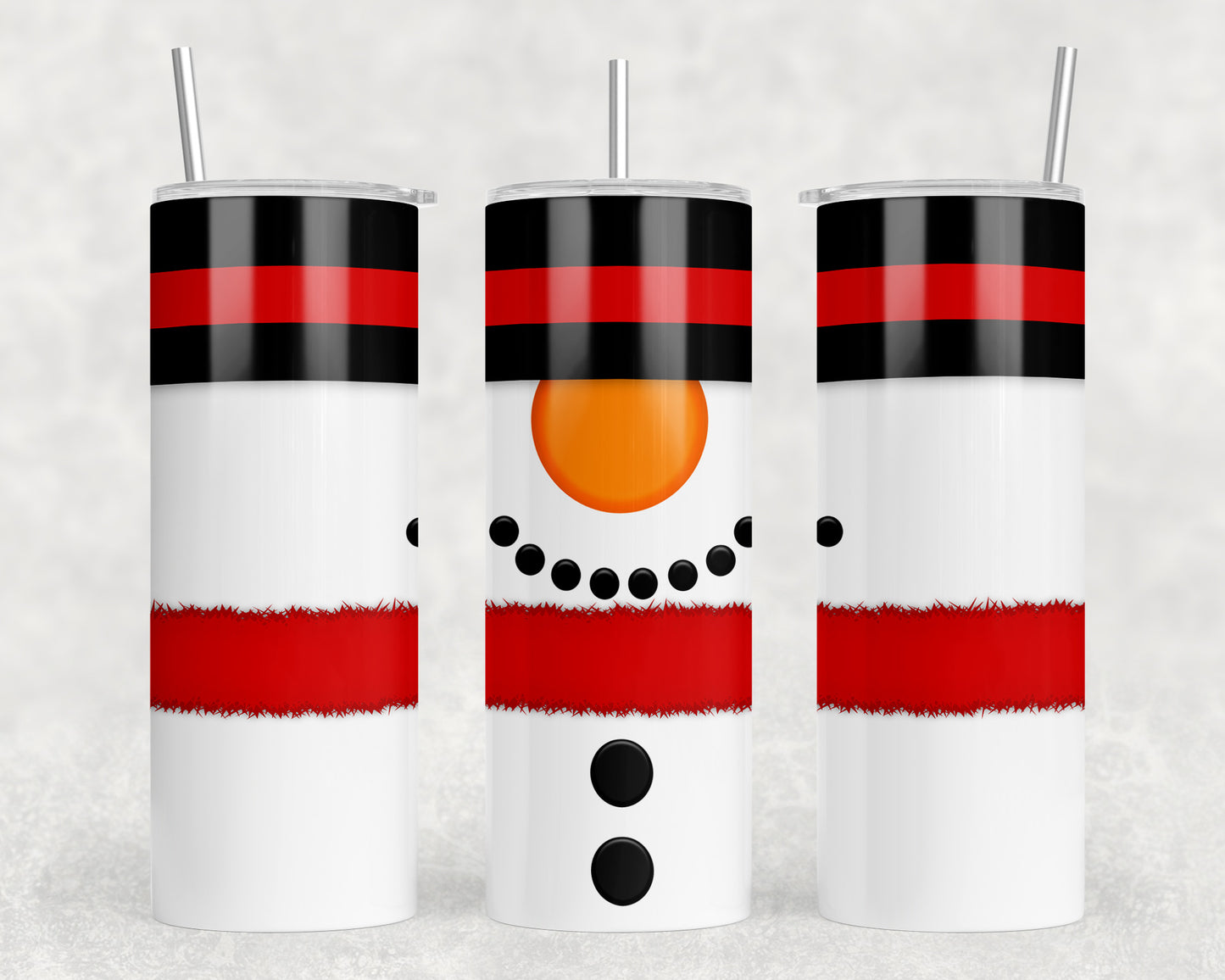 Christmas Snowman 20oz Skinny Tumbler - 1922