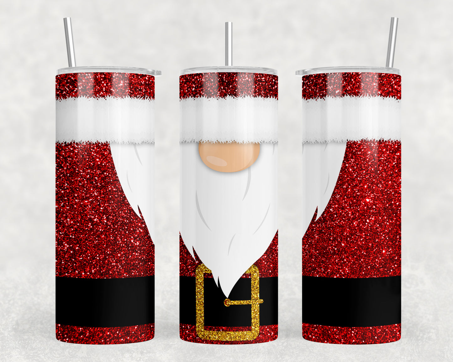 Christmas Santa 20oz Skinny Tumbler - 1923