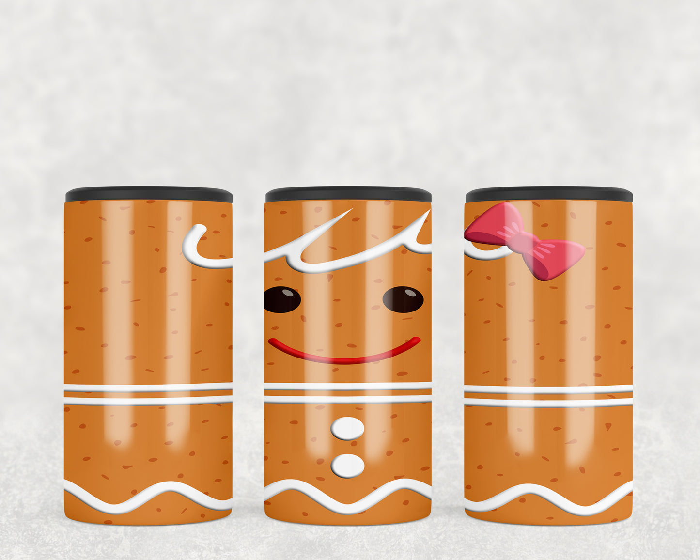 Christmas Gingerbread 5-in-1 Can Hugger Tumbler - 1925