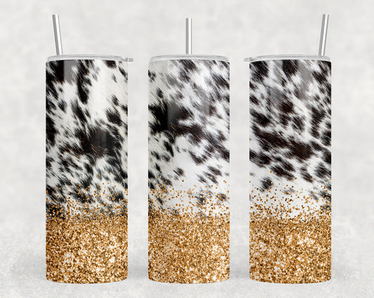 Printed Cowhide 20oz Skinny Tumbler - 1927