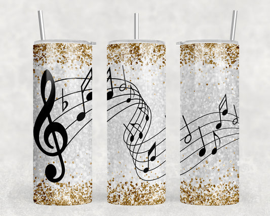 Music Notes 20oz Skinny Tumbler - 1933