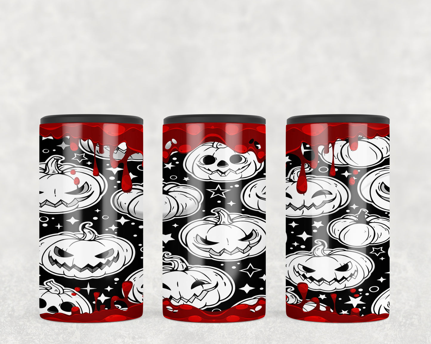 Halloween Pumpkins 5-in-1 Can Hugger Tumbler - 1941