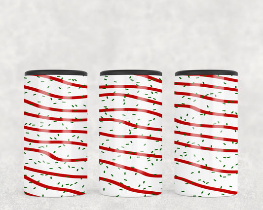 Christmas Tree Snack Cake 5-in-1 Can Hugger Tumbler - 1950