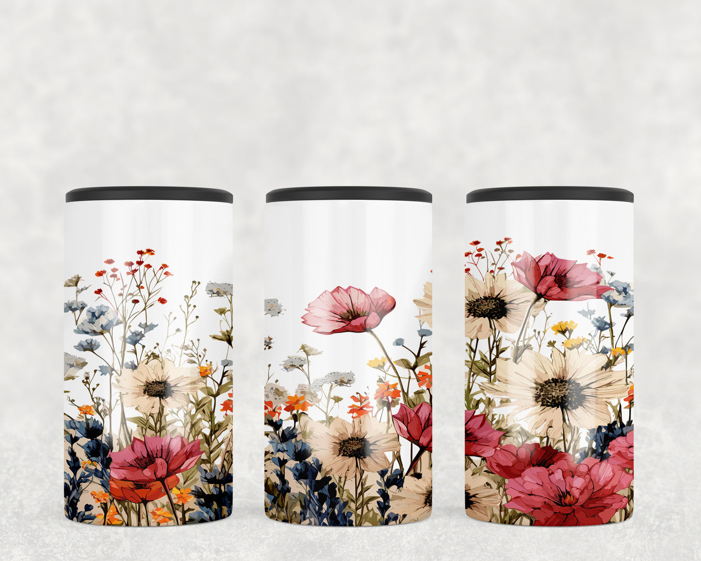 Flowers 5-in-1 Can Hugger Tumbler - 1954