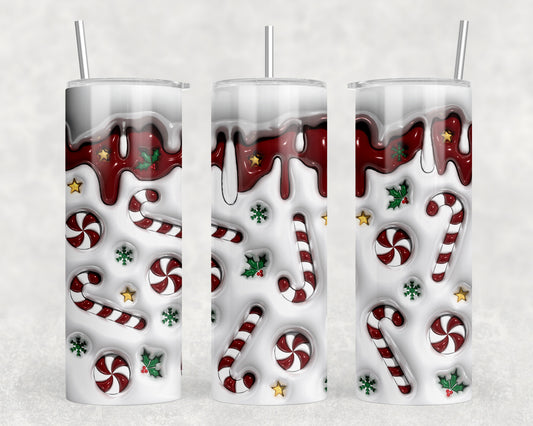 Christmas Inflated 20oz Skinny Tumbler - 1959