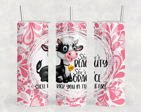 Cute Cow 20oz Skinny Tumbler - 1961