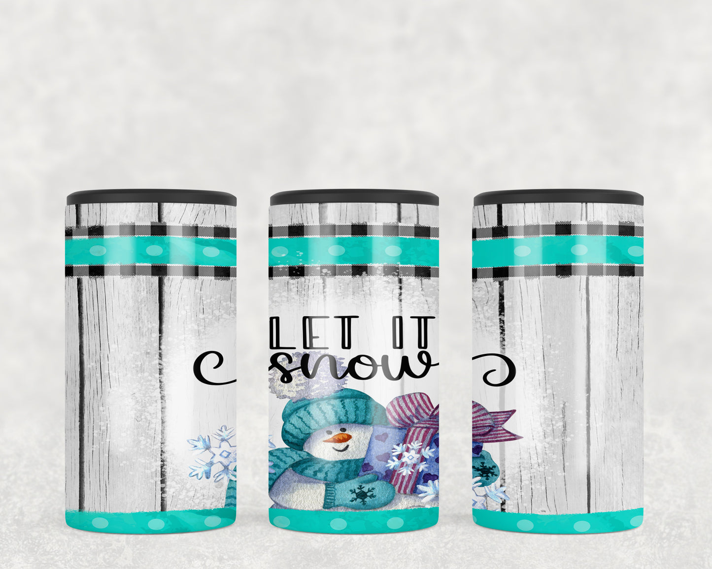 Winter Christmas Let It Snow 5-in-1 Can Hugger Tumbler - 1975