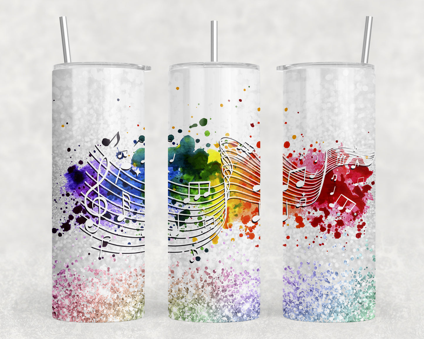 Music Notes 20oz Skinny Tumbler - 1985