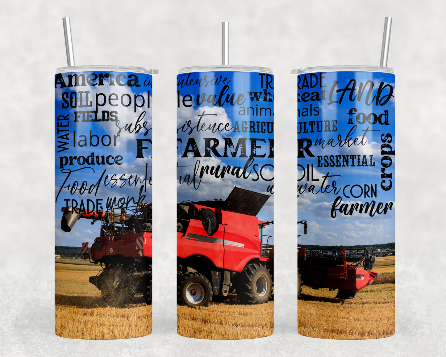 Farmer 20oz Skinny Tumbler - 2008