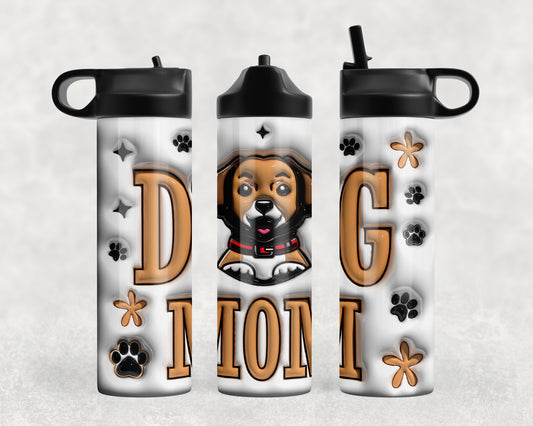 Dog Mom Inflated Water Bottle - 200