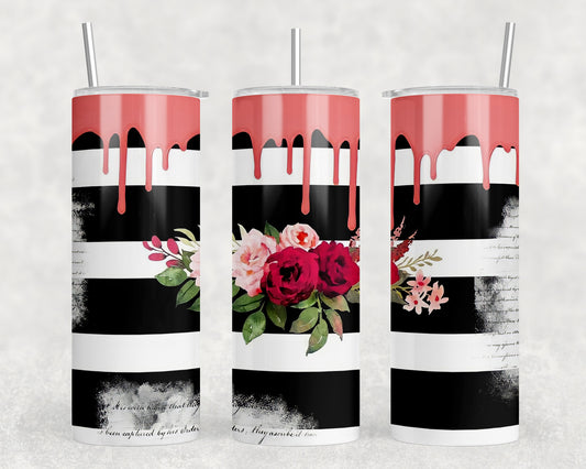 Flowers 20oz Skinny Tumbler - 2015