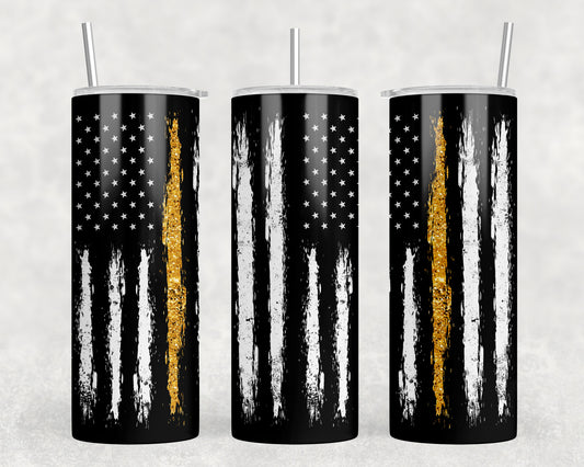 Thin Yellow Line 20oz Skinny Tumbler - 2027