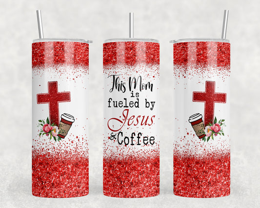 Jesus and Coffee 20oz Skinny Tumbler - 2028