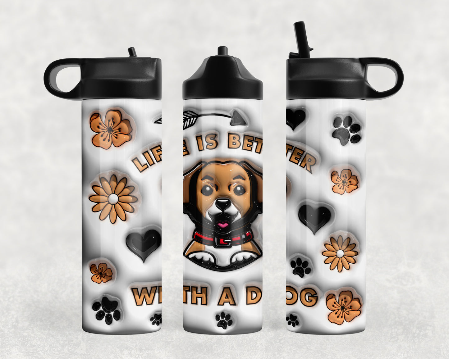 Dog Inflated Water Bottle - 202