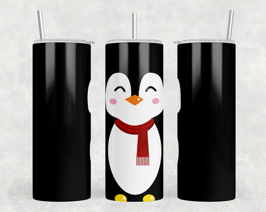 Christmas Penguin 20oz Skinny Tumbler - 2048