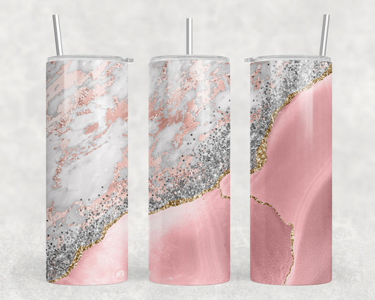 Marble 20oz Skinny Tumbler - 2049