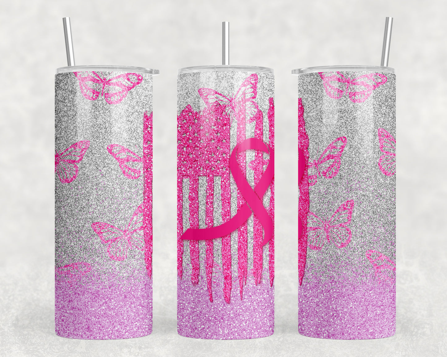 Breast Cancer Awareness 20oz Skinny Tumbler - 2051