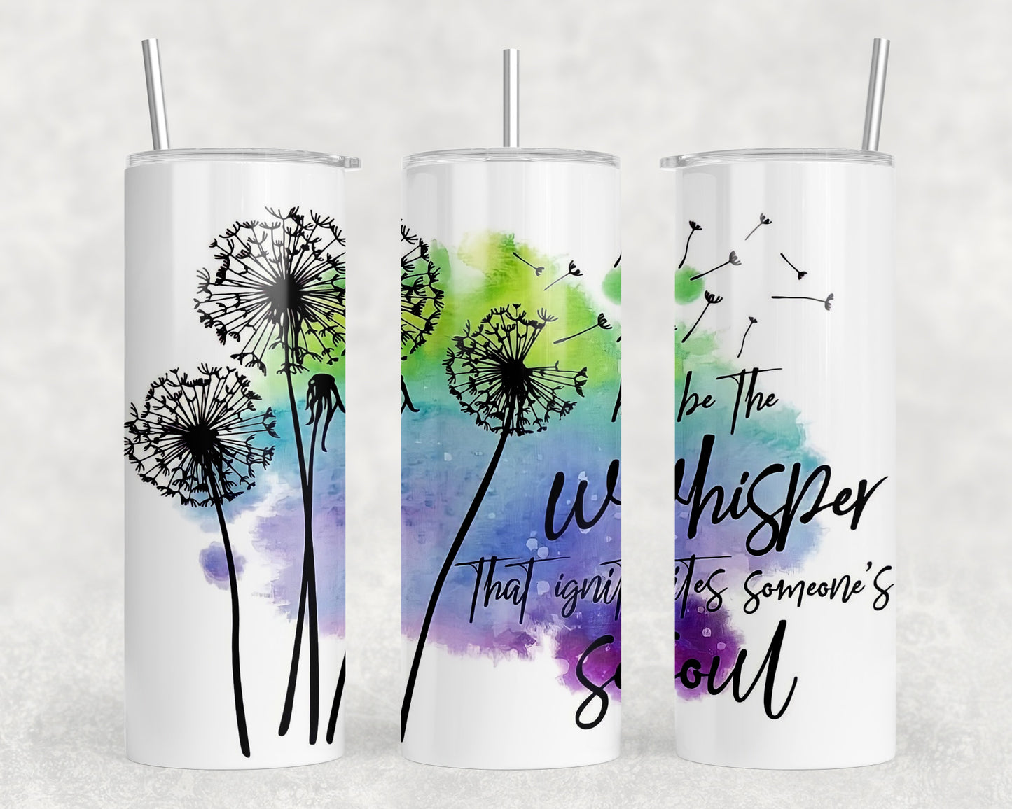 Dandelions 20oz Skinny Tumbler - 2057