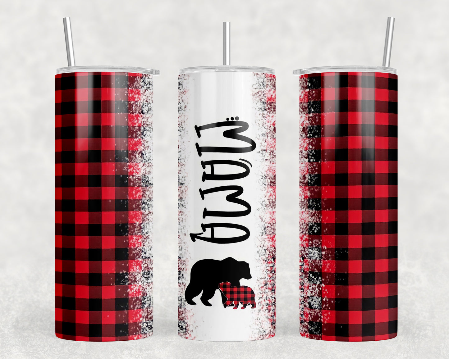 Plaid Mama 20oz Skinny Tumbler - 2067