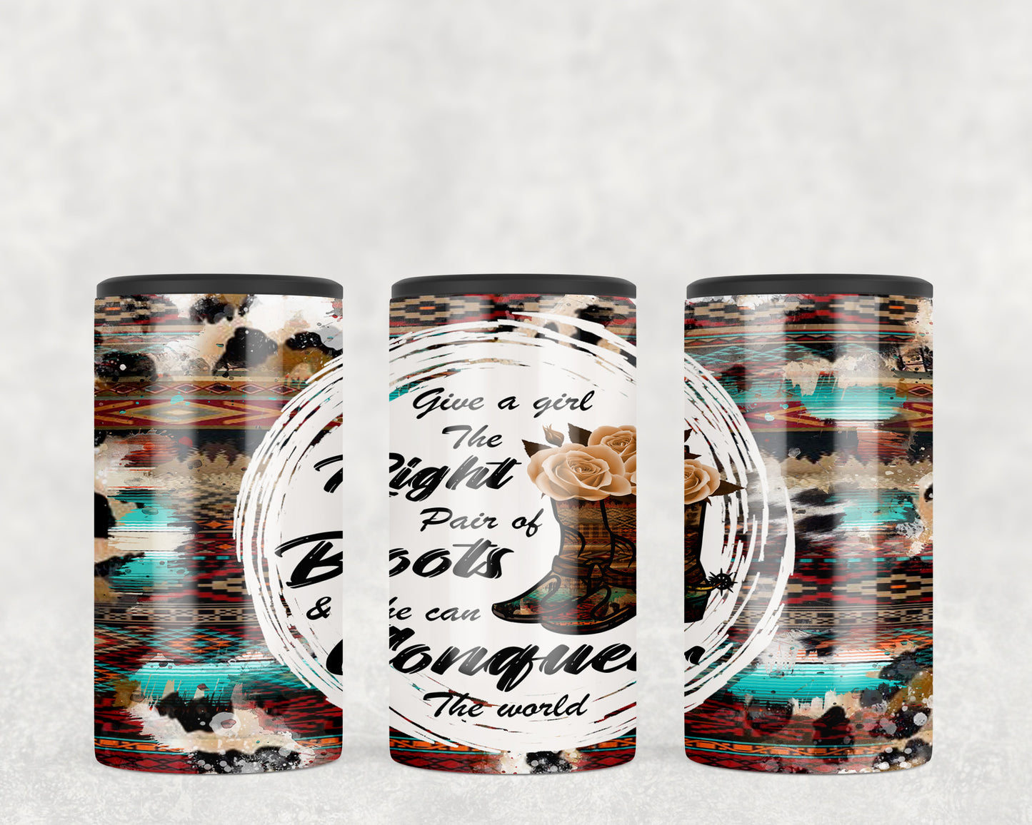 Cowgirl Boots 5-in-1 Can Hugger Tumbler - 2070