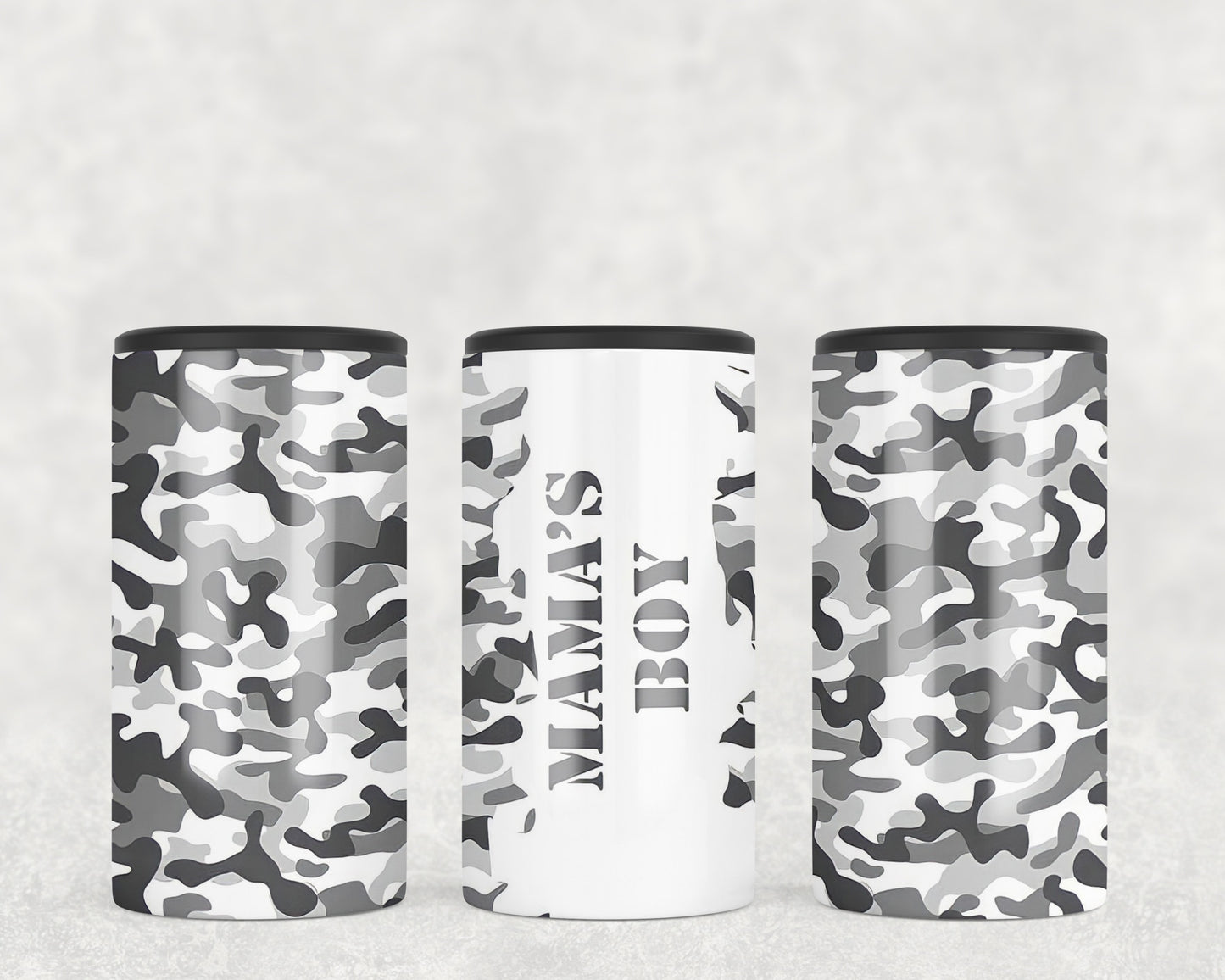 Camo Mama's Boy 5-in-1 Can Hugger Tumbler - 2073