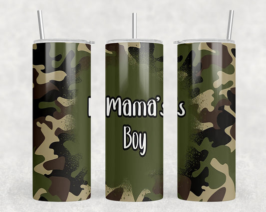 Mamas Boy Camo 20oz Skinny Tumbler - 2074