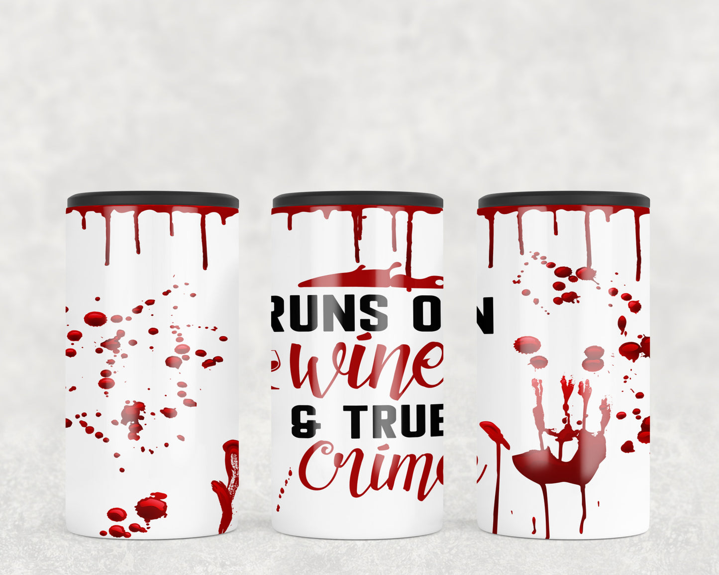 Wine and True Crime 5-in-1 Can Hugger Tumbler - 2089