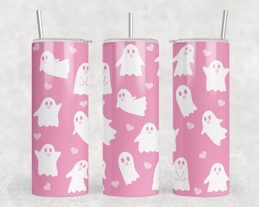 Cute Halloween Ghosts 20oz Skinny Tumbler - 2100