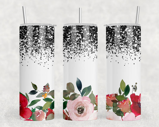 Flowers 20oz Skinny Tumbler - 2110