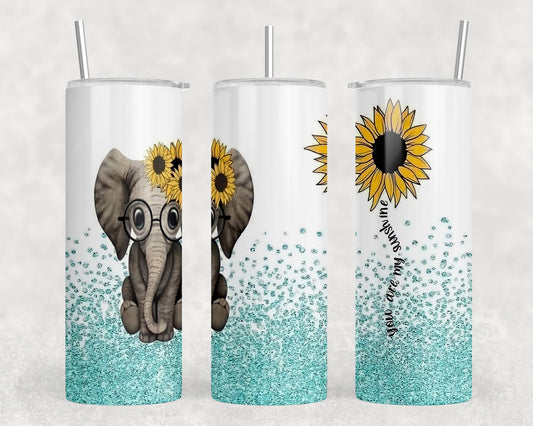 Elephant 20oz Skinny Tumbler - 2122