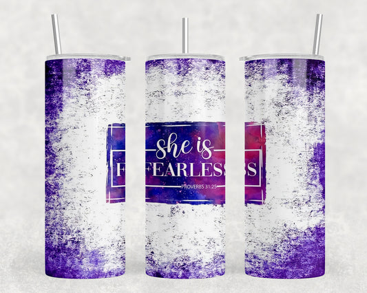 Bible Verse 20oz Skinny Tumbler - 2130