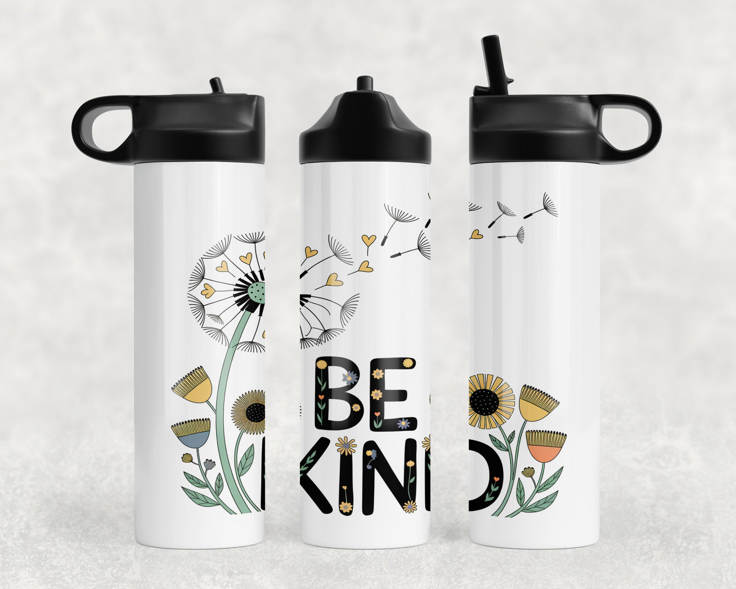 Be Kind Dandelion Water Bottle - 213