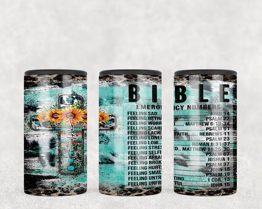 Western Bible Verse 5-in-1 Can Hugger Tumbler - 214