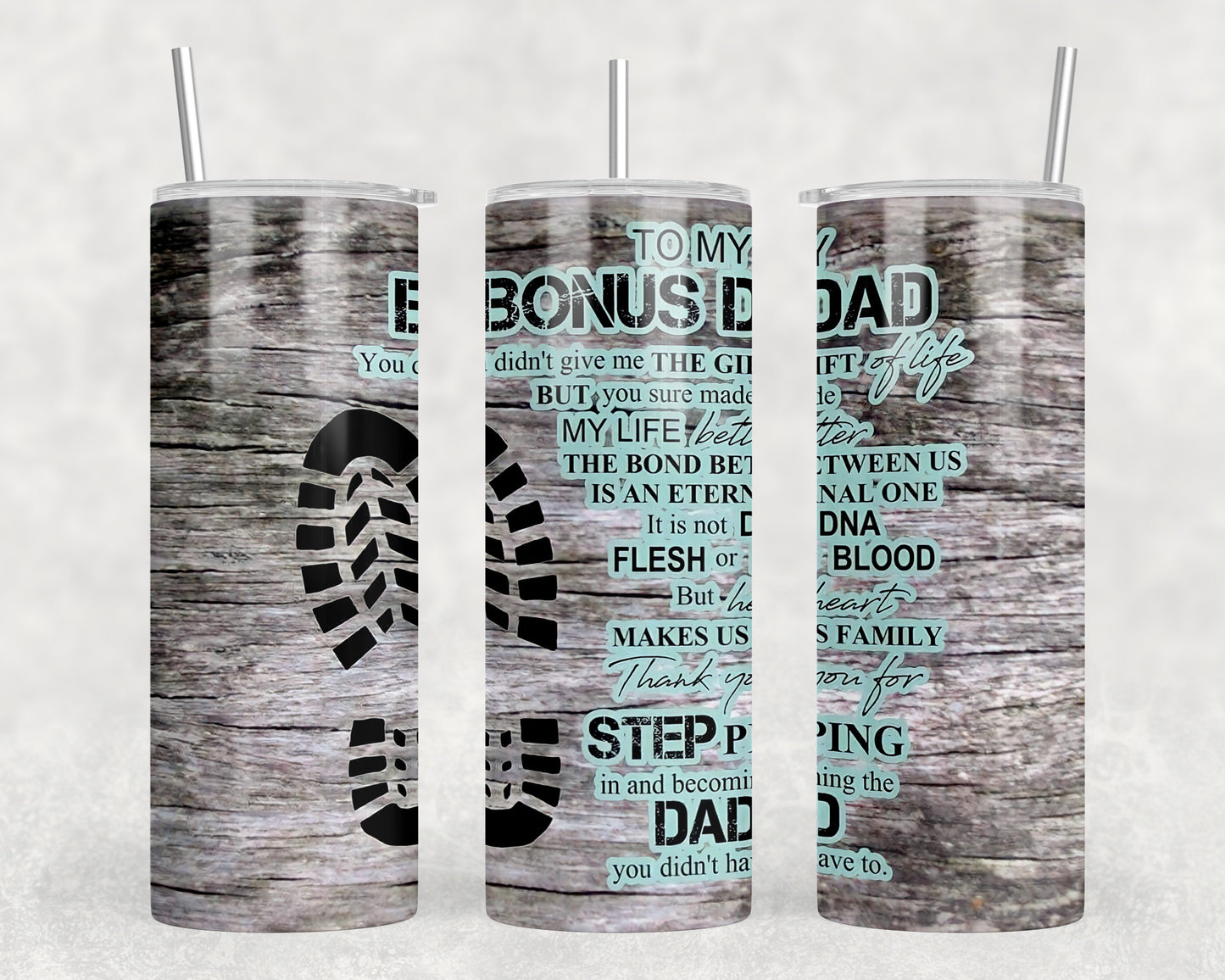 Step Dad 20oz Skinny Tumbler - 2150