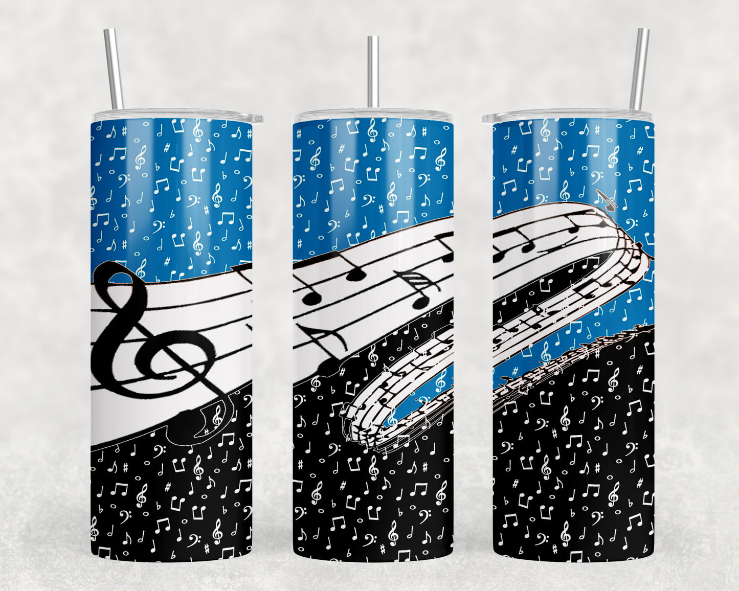 Music Notes 20oz Skinny Tumbler - 215