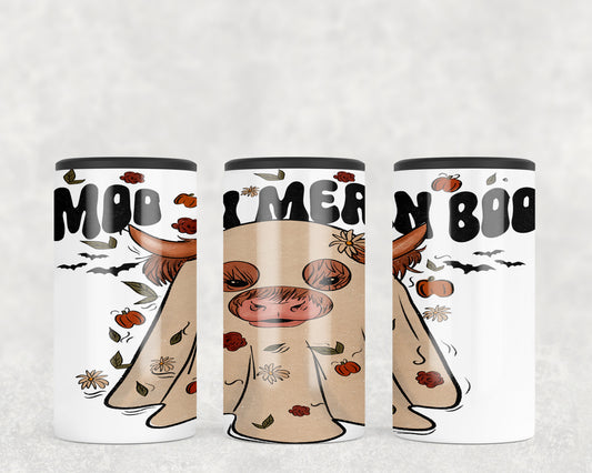 Funny Halloween Moo I Mean Boo 5-in-1 Can Hugger Tumbler - 2160