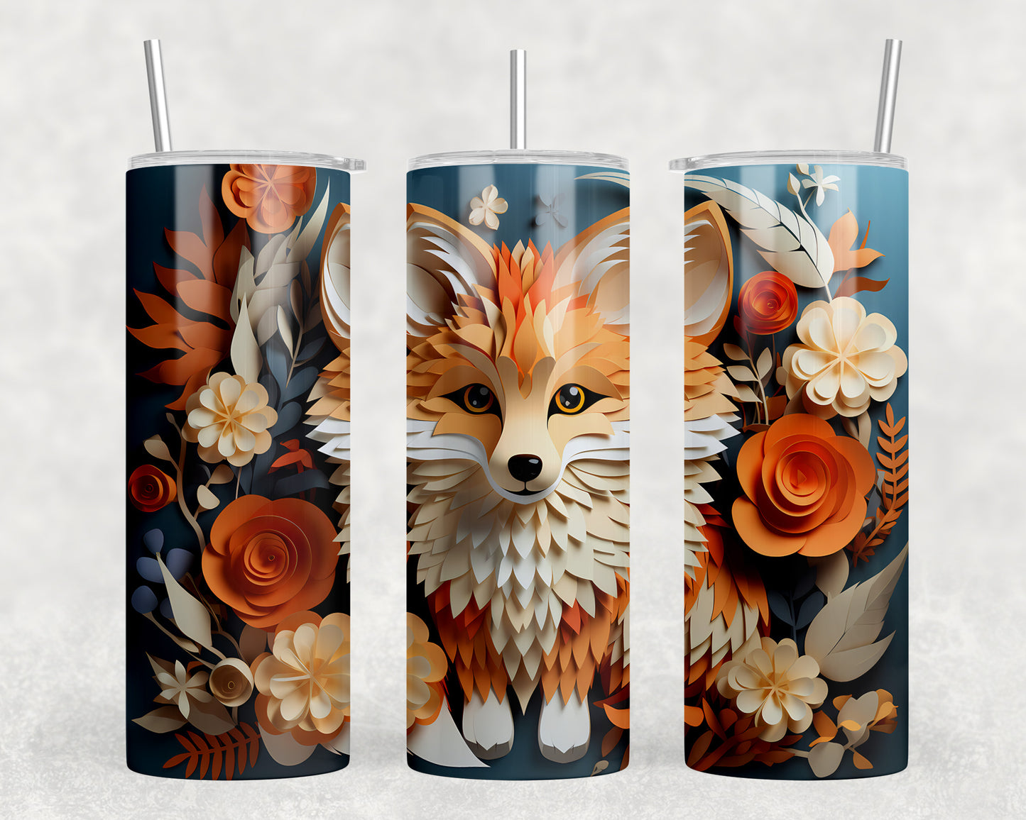 Fox 20oz Skinny Tumbler - 2165